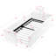 Lit plateforme tapissier simple avec tête de lit en forme d'oreille de lapin-1563108259