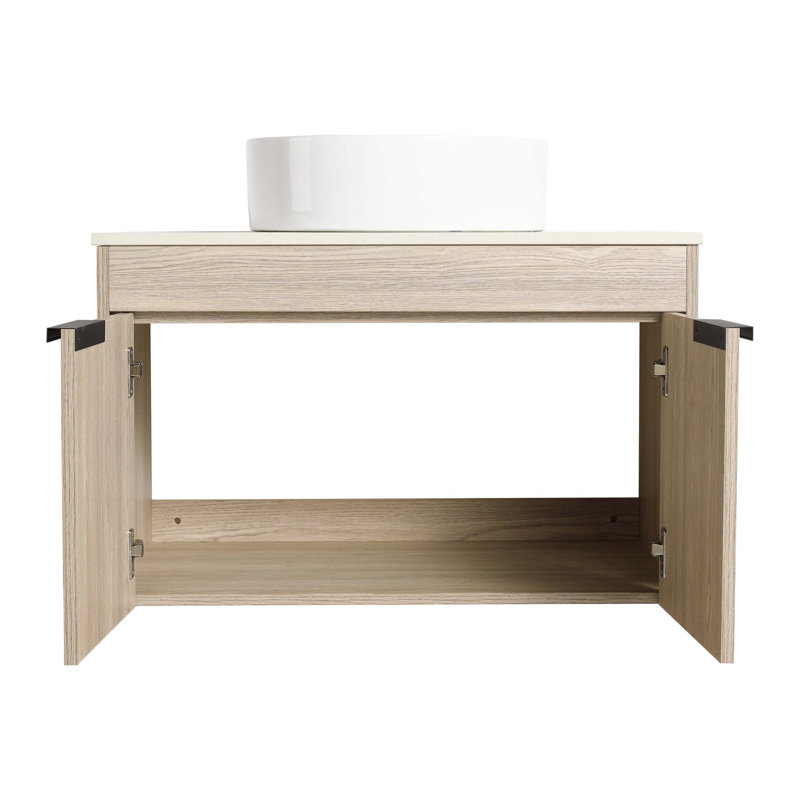 Ensemble de meuble-lavabo moderne 30 po avec lavabo en céramique