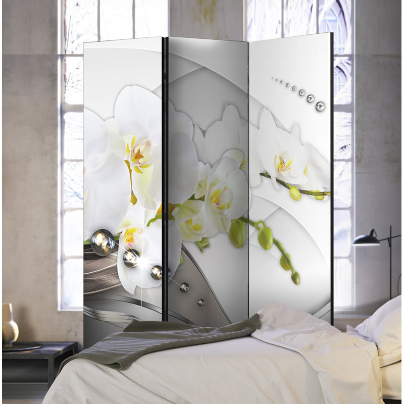 Pearl Dance of Orchids Room Divider, 3