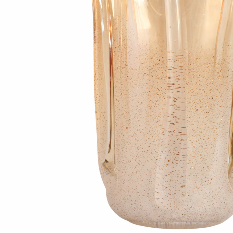 Vase en verre soufflé Ivy Bronx Bartoli, Tanné, H 13 po x l 10 po x P 10 po