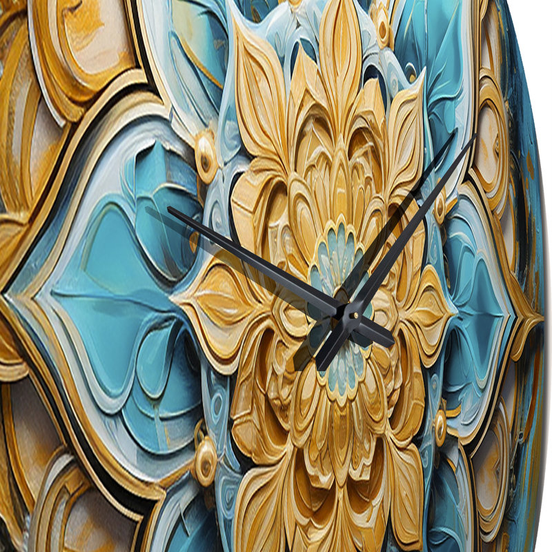 Horloge murale Divine Mandala, Grand