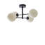 Demetro Glass Semi Flush Mount-866283504