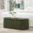 Modern Oval Storage Ottoman Bench, Upholstered Boucle Teddy Fabric End of Bed Bench with Storage, End of Bed Stool with Safety Hinge for Bedroom, Living Room, Entryway-633296569