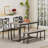 MDF Furniture Set Gray