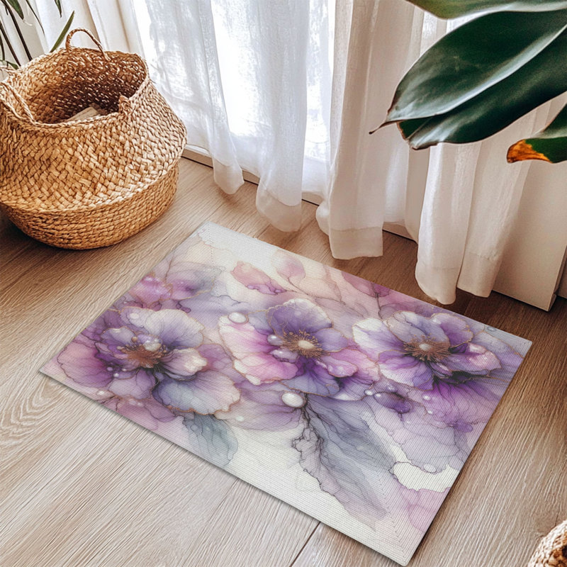 Tapis tressé Lilac Dream, Rectangulaire 3 pi x 5 pi