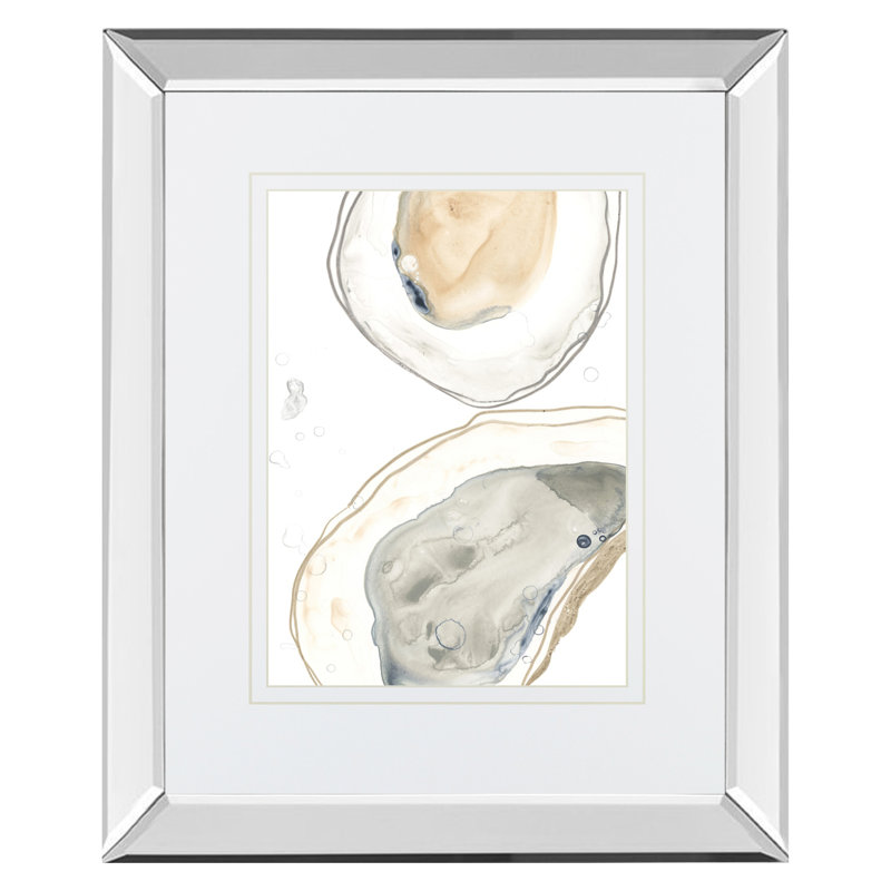 Art mural Seaside Essence - 34 po x 40 po - Cadre en miroir