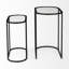 Eboni Glass End Table
