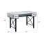 Bureau d'ordinateur antique blanc et noir-1361466265