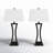 Burholme 31" H 3-Way Dimmable Forged Iron Table Lamp (Set of 2)-487831502