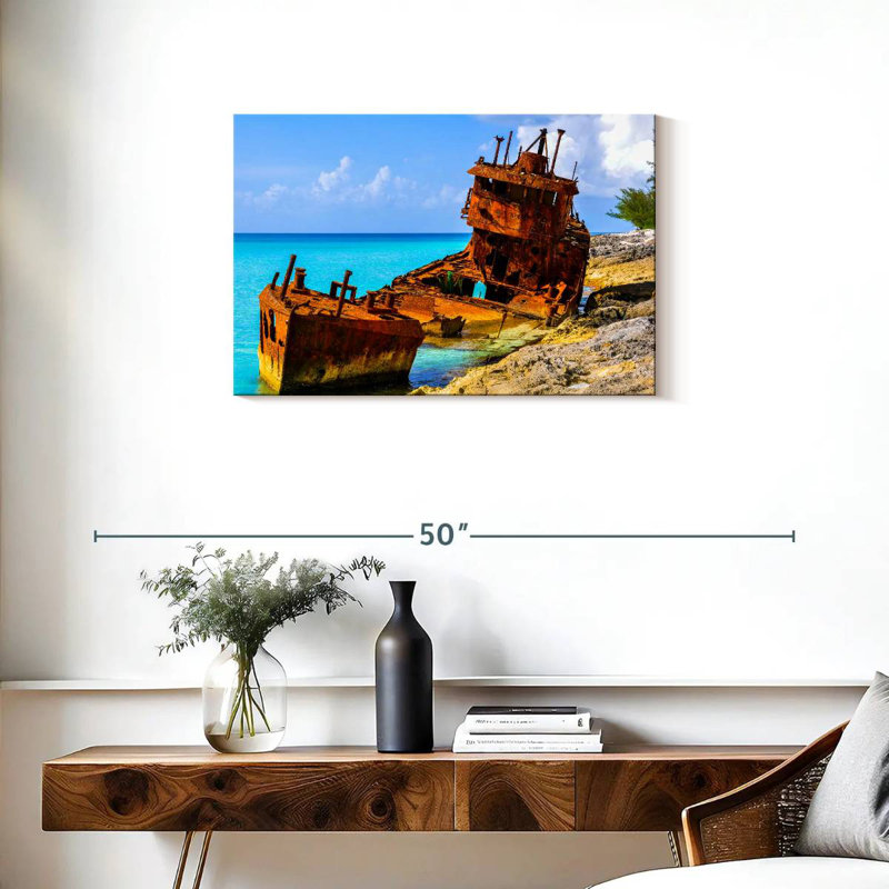 Mehar Bimini Shipwreck, 20" H x 30" W