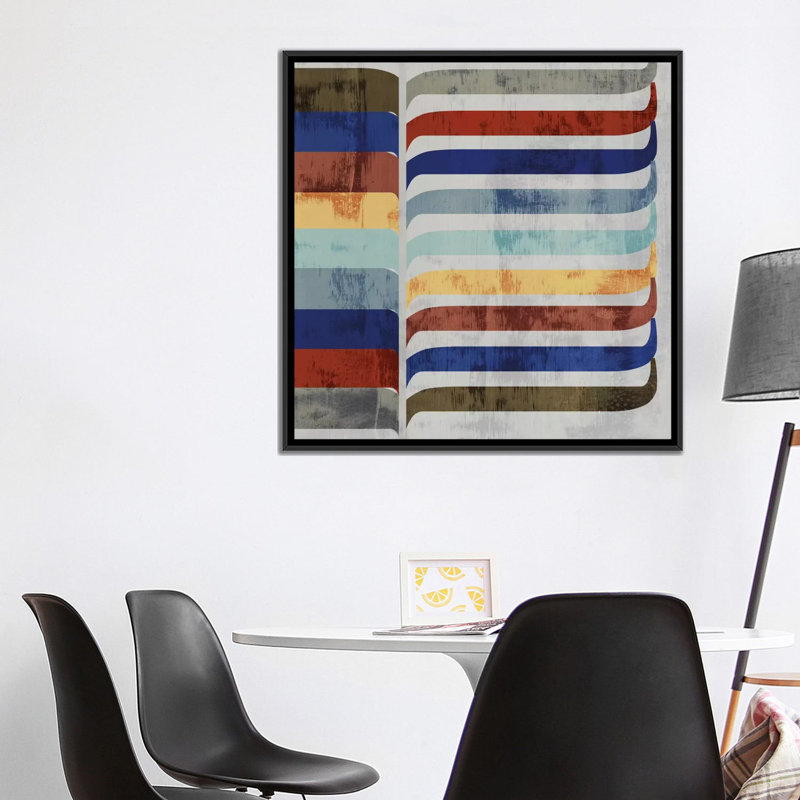 « effervescence ii », impression sur toile, H 18 po x l 18 po x P 1,5 po, Toile avec cadre noir, Pas de tapis