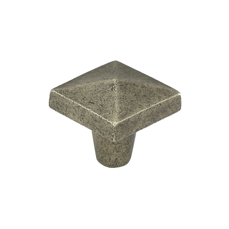 Inspiration Square Knob, Pewter Bronze