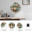 Horloge murale en verre 16 po