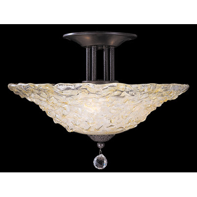 Montville Glass Semi Flush Mount