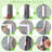 Magnetic Window Screen, Fly Screen For Windows Max Size 190 X 120CmFiberglass Mesh Easy Installation Prevents Insects/Flies/Mosquitoes From Entering The RoomWhite Frame With Grey Net-633557617-633557616
