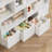 57.5"H 5-Tier Cube Storage Bookcase, Standard Bookcase with 4 Removable Drawers-2088301489