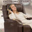 Fauteuils inclinables électriques en simili cuir pour adultes-254085647