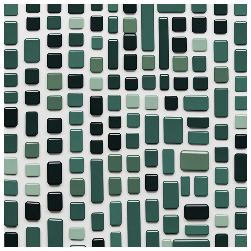 Housses de couette vertes à carreaux rectangulaires, King