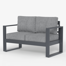 Standalone Product 50'' Metal Outdoor Loveseat