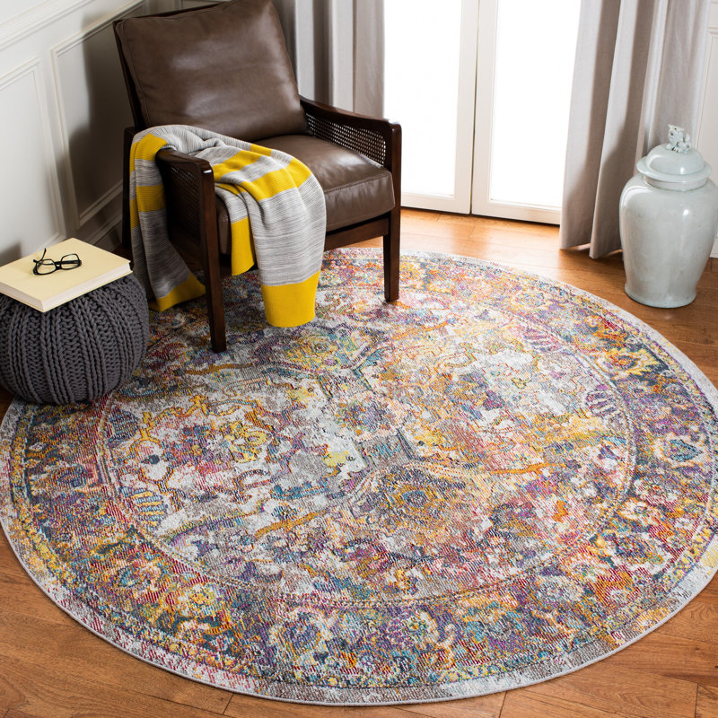 Sanor Performance Oriental Rug, Round 7'