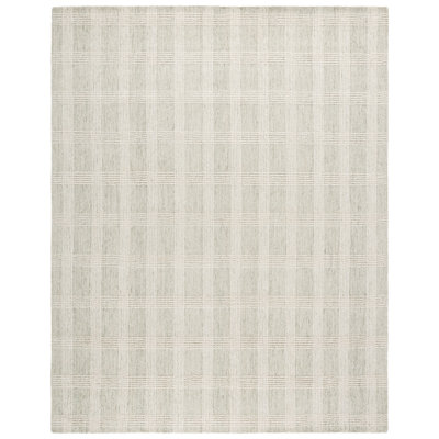 Lrl 6931 Hand Tufted 85% Wool; 15% Cotton Geometric Rug