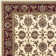 Tapis oriental ivoire / rouge Bellville