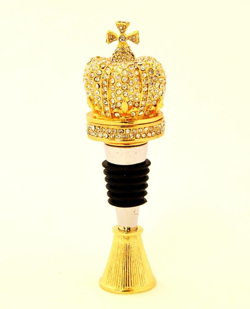 Astoria Grand Eddings Crystalized Crown Bottle Stopper | Wayfair