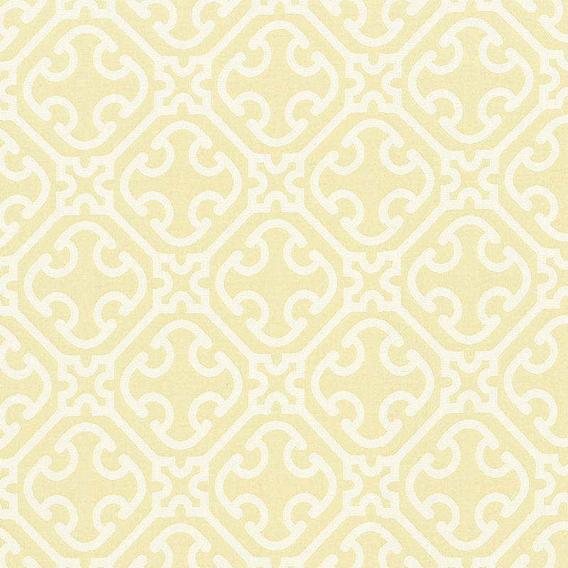 Chinois Chic Ailin Lattice Weave Fabric, Canary