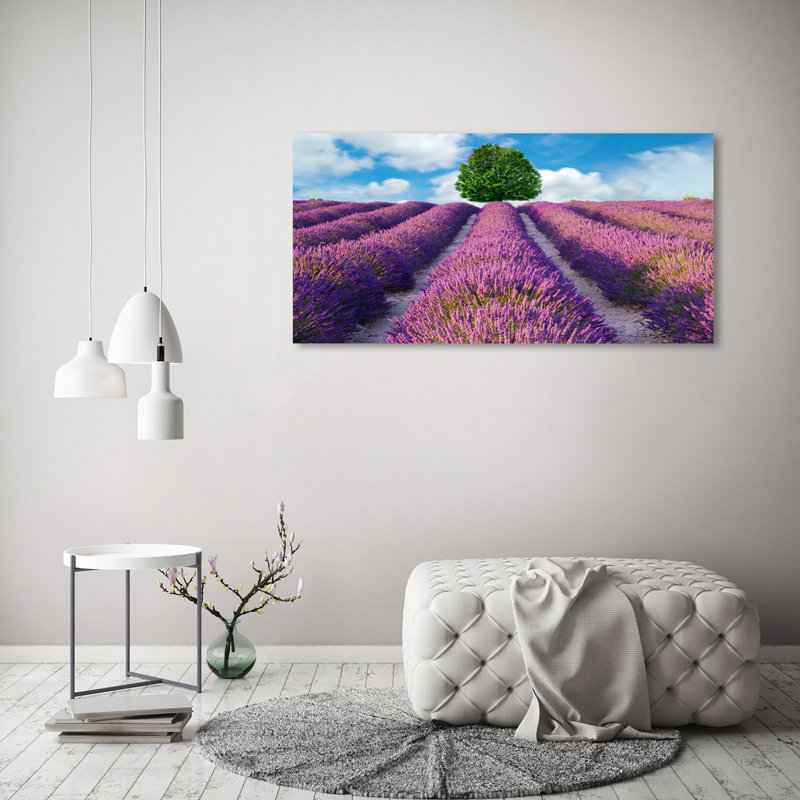 Lavender Field - Wrapped Canvas Print