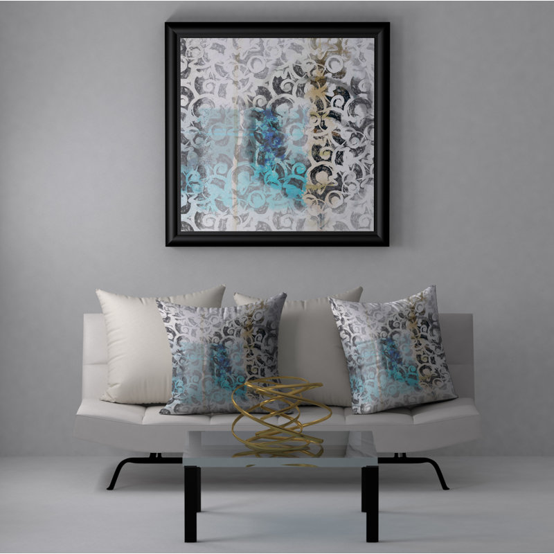 Reversible Throw Pillow, 18" x 18"