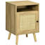 39cm W Engineered Wood Bedside Table