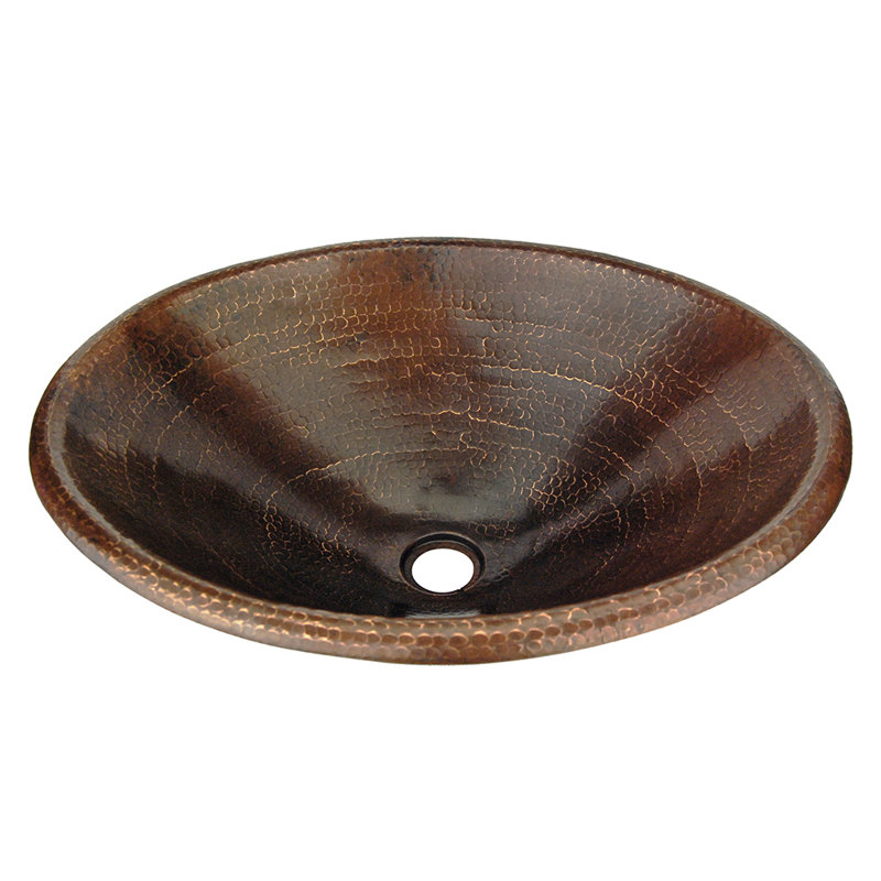 Premier Copper Products BSP5_LO20RDB-P Bathroom Sink And Drain Package
