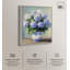 «Snowy Azure Petals Canvas Elegant Florals» par -1854990694-1854990698