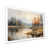 White Single Picture Framed