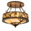 Whispering 4 - Light Semi Flush Mount