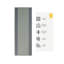 Tapis gris uni avec envers antidérapant-1075609933