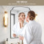 Miroir mural arqué en fer pour salle de bain et chambre à coucher-1011175141-1011175143