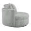 Fauteuil demi-tonneau surdimensionné Mindy