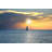 Shiny Sea And Sailboat by Jokerpro - Wrapped Canvas Print-1639138580