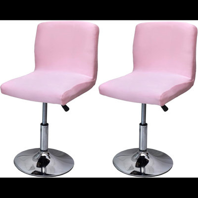 Housse de coussin de siège de tabouret de bar avec dossier imprimé et imprimé