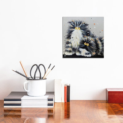 Rodney And Dave by Kim Haskins - Wrapped Canvas Print