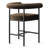24" Upholstered Velvet Counter Stool-452818101