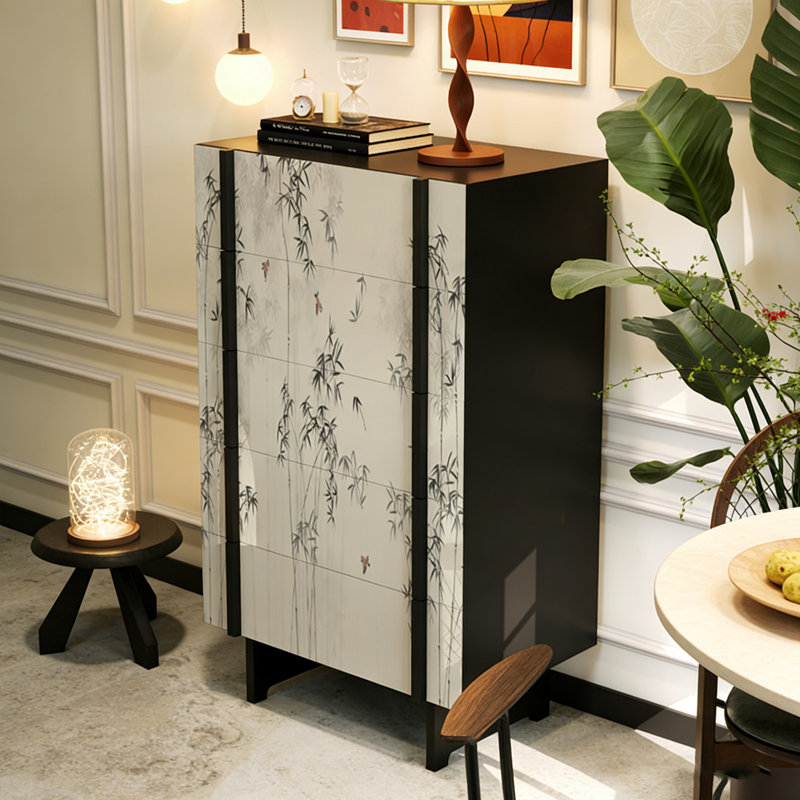 Nouvelle commode décorative de style minimaliste rétro chinois