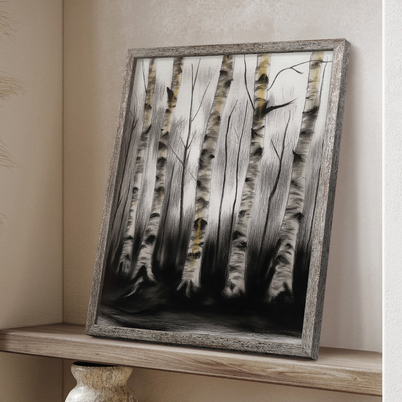 LANDSCAPES Series XV Framed Print - Solid Wood, 11" H x 9" W