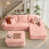 Polyester rose / fausse fourrure est en rupture de stock