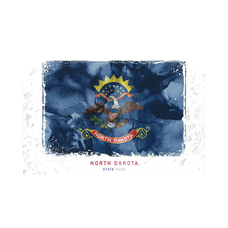 North Dakota - Wrapped Canvas Painting, 66.04 cm H x 45.72 cm W