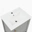 Meuble-lavabo de salle de bain avec lavabo, armoire de salle de bain avec porte à fermeture douce, support de rangement et tablette ouverte-486032