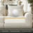 Modular Boneless Sectional Sofa - L-Shaped Cloud Couch Set with Ottoman, High Density Foam Cushions, Easy-Clean Performance Fabric, Free Combination Design-1807997041