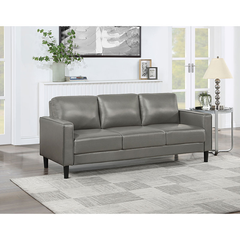 Canapé de luxe à accoudoirs gris Farallone