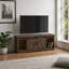 Meuble télé 60 po Gisah, aspect bois récupéré brun, l 58,85 po x P 15,21 po x H 23,22 po